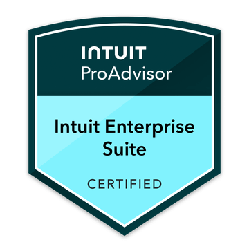 Intuit ProAdvisor badge: Intuit Enterprise Suite Certified